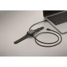 Cablu de incarcare, Everestus, 2610E17616, 60 W, 100 cm, Aluminiu, Alb
