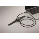 Cablu de incarcare, Everestus, 2610E17616, 60 W, 100 cm, Aluminiu, Alb