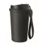 Cana de voiaj, Everestus, 2610E18505, 400 ml, Ø8.6x16 cm, Otel inoxidabil, Negru