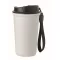 Cana de voiaj, Everestus, 2610E18502, 400 ml, Ø8.6x16 cm, Otel inoxidabil, Alb