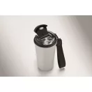 Cana de voiaj, Everestus, 2610E18502, 400 ml, Ø8.6x16 cm, Otel inoxidabil, Alb