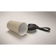   Cana de voiaj, Everestus, 2610E18504, 400 ml, Ø8.6x16 cm, Otel inoxidabil, Bej