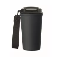   Cana de voiaj, Everestus, 2610E18503, 400 ml, Ø8.6x16 cm, Otel inoxidabil, Albastru marin francez
