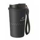 Cana de voiaj, Everestus, 2610E18503, 400 ml, Ø8.6x16 cm, Otel inoxidabil, Albastru marin francez