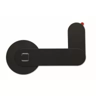   Suport purtabil pentru telefon, Everestus, 2610E18790, 13x5.6x0.6 cm, Aluminiu, Negru