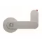 Suport purtabil pentru telefon, Everestus, 2610E18789, 13x5.6x0.6 cm, Aluminiu, Argintiu