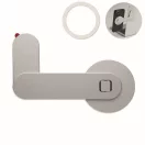 Suport purtabil pentru telefon, Everestus, 2610E18789, 13x5.6x0.6 cm, Aluminiu, Argintiu