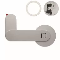   Suport purtabil pentru telefon, Everestus, 2610E18789, 13x5.6x0.6 cm, Aluminiu, Argintiu