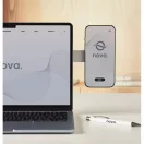 Suport purtabil pentru telefon, Everestus, 2610E18789, 13x5.6x0.6 cm, Aluminiu, Argintiu