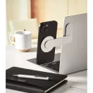Suport purtabil pentru telefon, Everestus, 2610E18789, 13x5.6x0.6 cm, Aluminiu, Argintiu