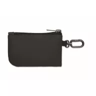   Portofel cu carabina, Everestus, 2610E18188, 11.5x7.5 cm, Poliuretan, Negru
