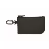   Portofel cu carabina, Everestus, 2610E18188, 11.5x7.5 cm, Poliuretan, Negru