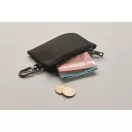 Portofel cu carabina, Everestus, 2610E18188, 11.5x7.5 cm, Poliuretan, Negru