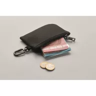   Portofel cu carabina, Everestus, 2610E18188, 11.5x7.5 cm, Poliuretan, Negru