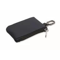   Portofel cu carabina, Everestus, 2610E18187, 11.5x7.5 cm, Poliuretan, Albastru marin francez