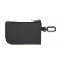 Portofel cu carabina, Everestus, 2610E18187, 11.5x7.5 cm, Poliuretan, Albastru marin francez