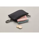 Portofel cu carabina, Everestus, 2610E18187, 11.5x7.5 cm, Poliuretan, Albastru marin francez