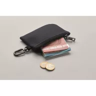   Portofel cu carabina, Everestus, 2610E18187, 11.5x7.5 cm, Poliuretan, Albastru marin francez