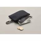 Portofel cu carabina, Everestus, 2610E18187, 11.5x7.5 cm, Poliuretan, Albastru marin francez