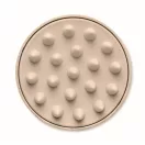 Perie pentru masajul scalpului, Everestus, 2610E17945, 7.98x6.5 cm, Polipropilena, Bej
