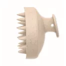 Perie pentru masajul scalpului, Everestus, 2610E17945, 7.98x6.5 cm, Polipropilena, Bej