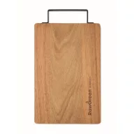   Tocator cu maner, Everestus, 2610E19145, Cu maner, 34x20x1.5 cm, Lemn, Natur