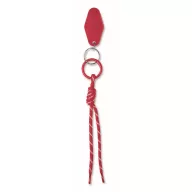   Breloc tag cu snur impletit, Everestus, 2610E18105, 21.5x3.2x1.3 cm, Poliester, Rosu
