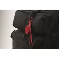   Breloc tag cu snur impletit, Everestus, 2610E18105, 21.5x3.2x1.3 cm, Poliester, Rosu