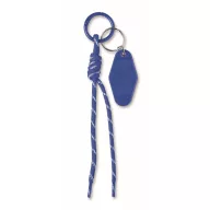   Breloc tag cu snur impletit, Everestus, 2610E18102, 21.5x3.2x1.3 cm, Poliester, Albastru regal