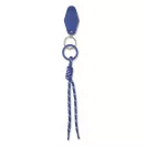 Breloc tag cu snur impletit, Everestus, 2610E18102, 21.5x3.2x1.3 cm, Poliester, Albastru regal