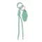 Breloc tag cu snur impletit, Everestus, 2610E18106, 21.5x3.2x1.3 cm, Poliester, Verde menta
