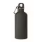 Sticla de apa, Everestus, 2610E18413, 500 ml, Cu carabina, Ø6.8x19.5 cm, Otel inoxidabil, Negru