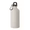 Sticla de apa, Everestus, 2610E18410, 500 ml, Cu carabina, Ø6.8x19.5 cm, Otel inoxidabil, Alb