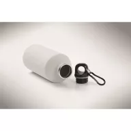   Sticla de apa, Everestus, 2610E18410, 500 ml, Cu carabina, Ø6.8x19.5 cm, Otel inoxidabil, Alb