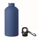 Sticla de apa, Everestus, 2610E18412, 500 ml, Cu carabina, Ø6.8x19.5 cm, Otel inoxidabil, Albastru regal