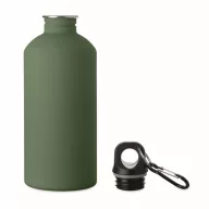   Sticla de apa, Everestus, 2610E18414, 500 ml, Cu carabina, Ø6.8x19.5 cm, Otel inoxidabil, Verde inchis