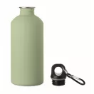 Sticla de apa, Everestus, 2610E18415, 500 ml, Cu carabina, Ø6.8x19.5 cm, Otel inoxidabil, Verde menta