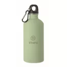 Sticla de apa, Everestus, 2610E18415, 500 ml, Cu carabina, Ø6.8x19.5 cm, Otel inoxidabil, Verde menta