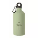 Sticla de apa, Everestus, 2610E18415, 500 ml, Cu carabina, Ø6.8x19.5 cm, Otel inoxidabil, Verde menta