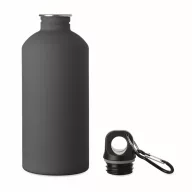   Sticla de apa, Everestus, 2610E18411, 500 ml, Cu carabina, Ø6.8x19.5 cm, Otel inoxidabil, Albastru marin francez
