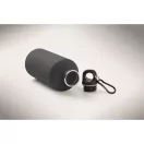 Sticla de apa, Everestus, 2610E18411, 500 ml, Cu carabina, Ø6.8x19.5 cm, Otel inoxidabil, Albastru marin francez