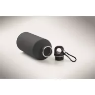   Sticla de apa, Everestus, 2610E18411, 500 ml, Cu carabina, Ø6.8x19.5 cm, Otel inoxidabil, Albastru marin francez