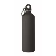   Sticla de apa, Everestus, 2610E18419, 750 ml, Cu carabina, Ø6.9x25.5 cm, Otel inoxidabil, Negru