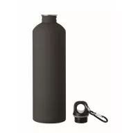   Sticla de apa, Everestus, 2610E18419, 750 ml, Cu carabina, Ø6.9x25.5 cm, Otel inoxidabil, Negru