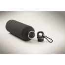 Sticla de apa, Everestus, 2610E18419, 750 ml, Cu carabina, Ø6.9x25.5 cm, Otel inoxidabil, Negru