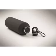   Sticla de apa, Everestus, 2610E18419, 750 ml, Cu carabina, Ø6.9x25.5 cm, Otel inoxidabil, Negru