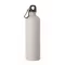 Sticla de apa, Everestus, 2610E18416, 750 ml, Cu carabina, Ø6.9x25.5 cm, Otel inoxidabil, Alb