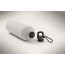 Sticla de apa, Everestus, 2610E18416, 750 ml, Cu carabina, Ø6.9x25.5 cm, Otel inoxidabil, Alb