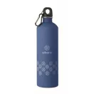 Sticla de apa, Everestus, 2610E18418, 750 ml, Cu carabina, Ø6.9x25.5 cm, Otel inoxidabil, Albastru regal