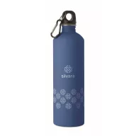   Sticla de apa, Everestus, 2610E18418, 750 ml, Cu carabina, Ø6.9x25.5 cm, Otel inoxidabil, Albastru regal